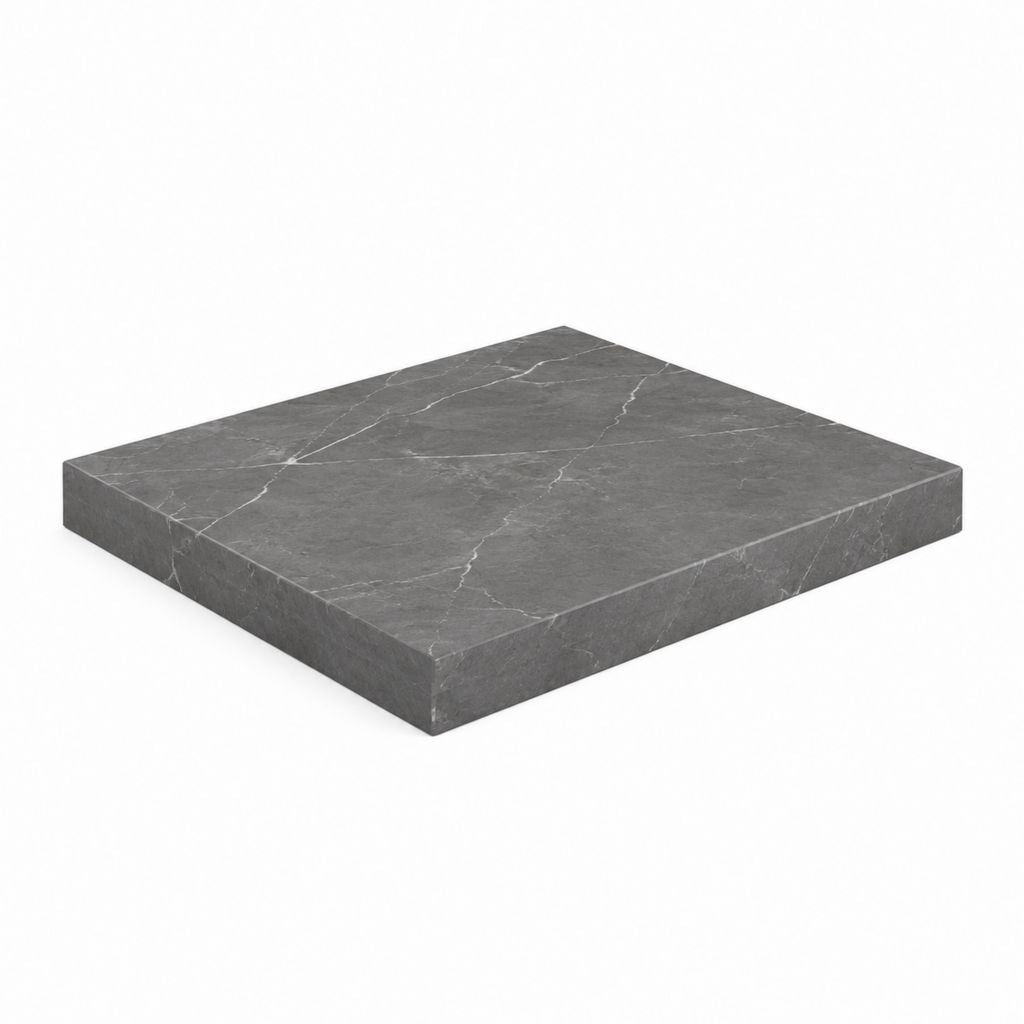 Regalboden Dunkelgrau MDF mit Melaminharzbeschichtung quadratisch 60 x 60 x 4 cm